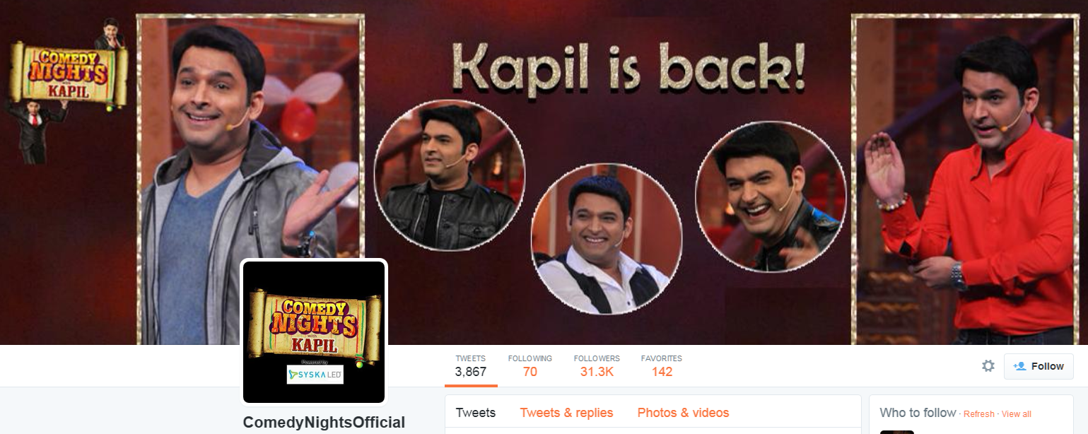 Social Media Helped comedy nights with Kapil