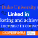 Duke university using linked in