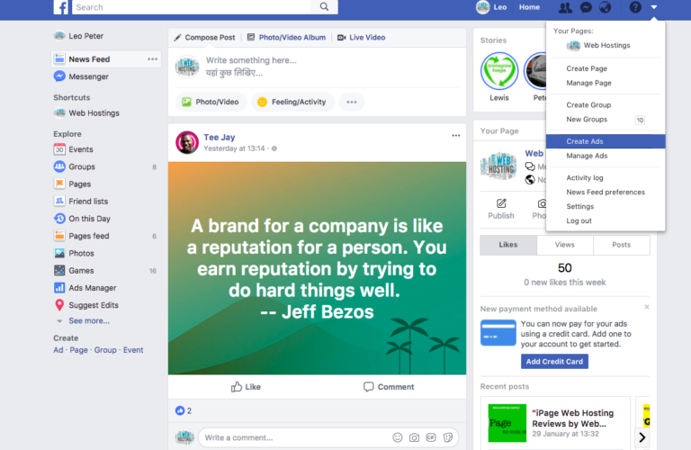 FACEBOOK AD CAMPAIGN