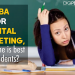 MBA vs digital marketing