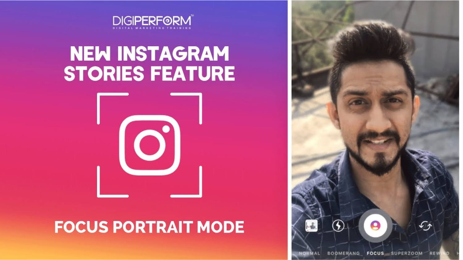 New Instagram Feature 2018: FOCUS Portrait Mode for INSTAGRAM STORIES