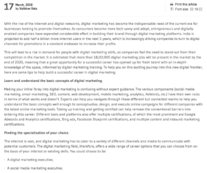 Tips to make a successful career in Digital Marketing