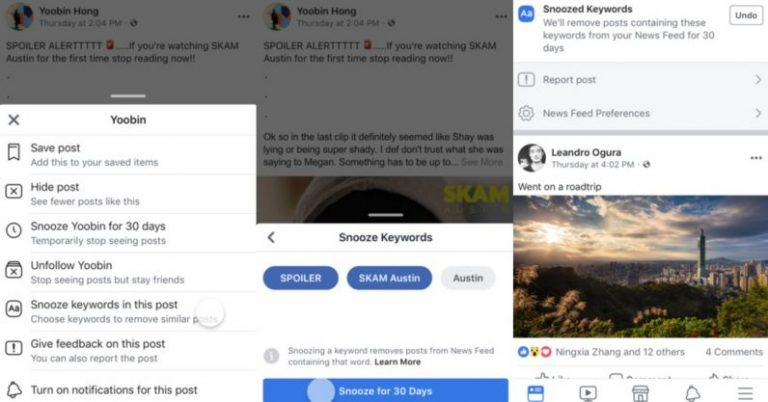 Facebook new policy