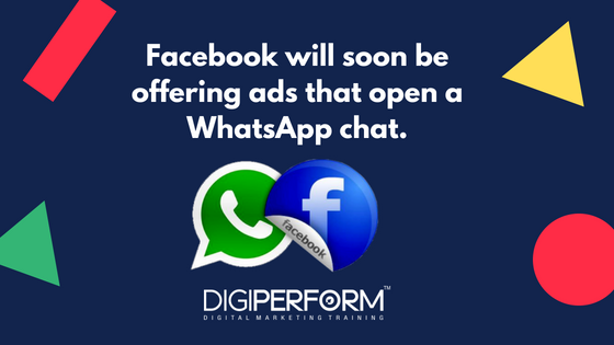 Facebook will soon be offering ads that open a WhatsApp chat.