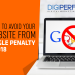 website from google penalty in 2018