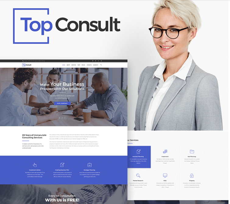 Consulting WordPress Theme