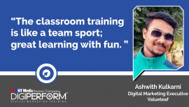 The classroom training is like a team sport; great learning with fun.