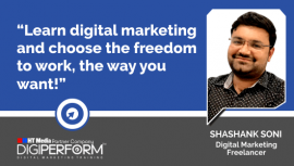 Learn digital marketing and choose the freedom to work, the way you want!