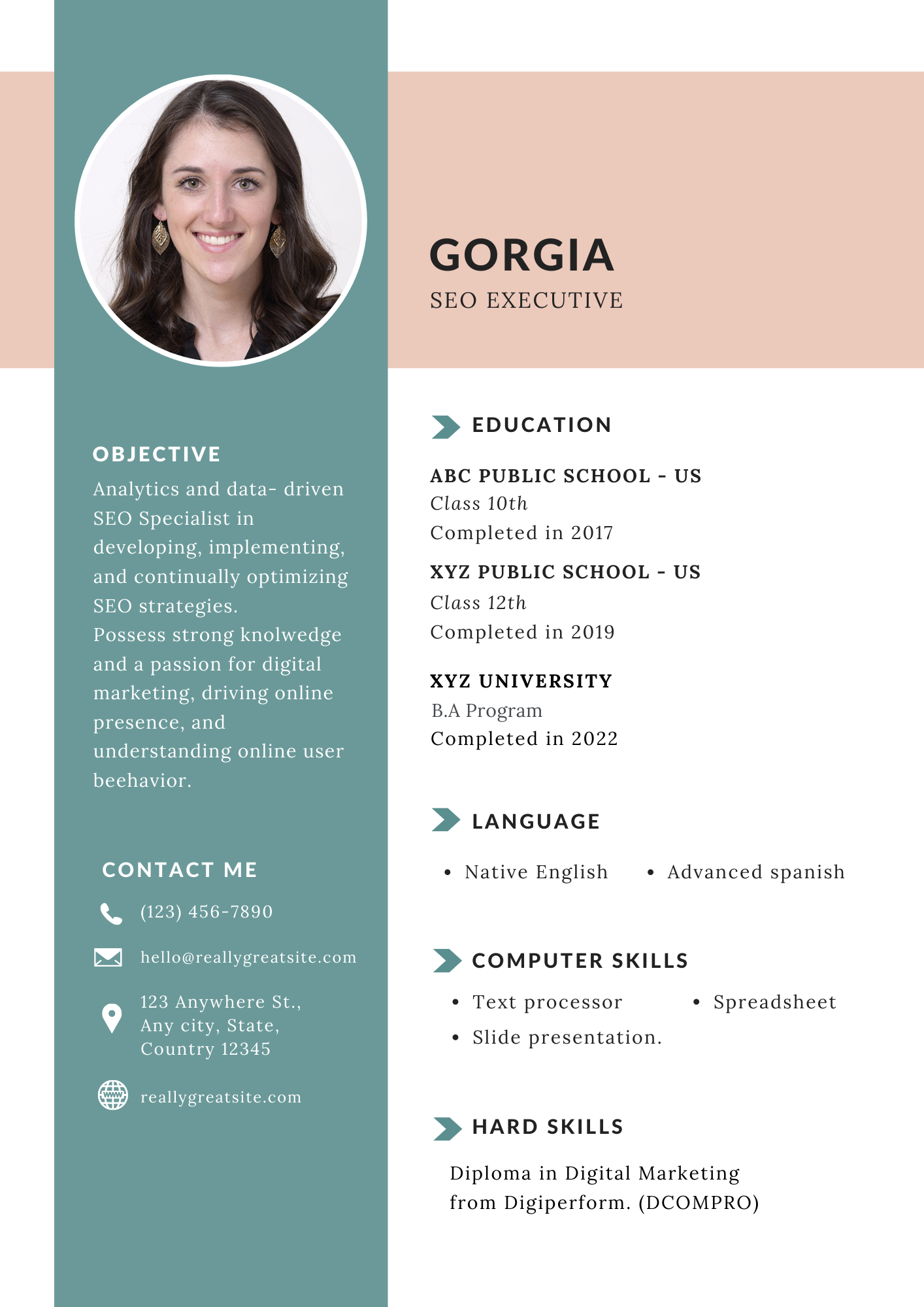 Template For SEO Job
