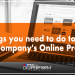 Online Presence