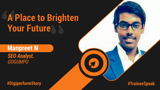 “A Place to Brighten Your Future”- Manpreet N