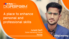 A place to enhance personal and professional skills- Junaid Saifi