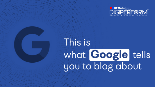 This is what Google tells you to blog about