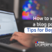blog post