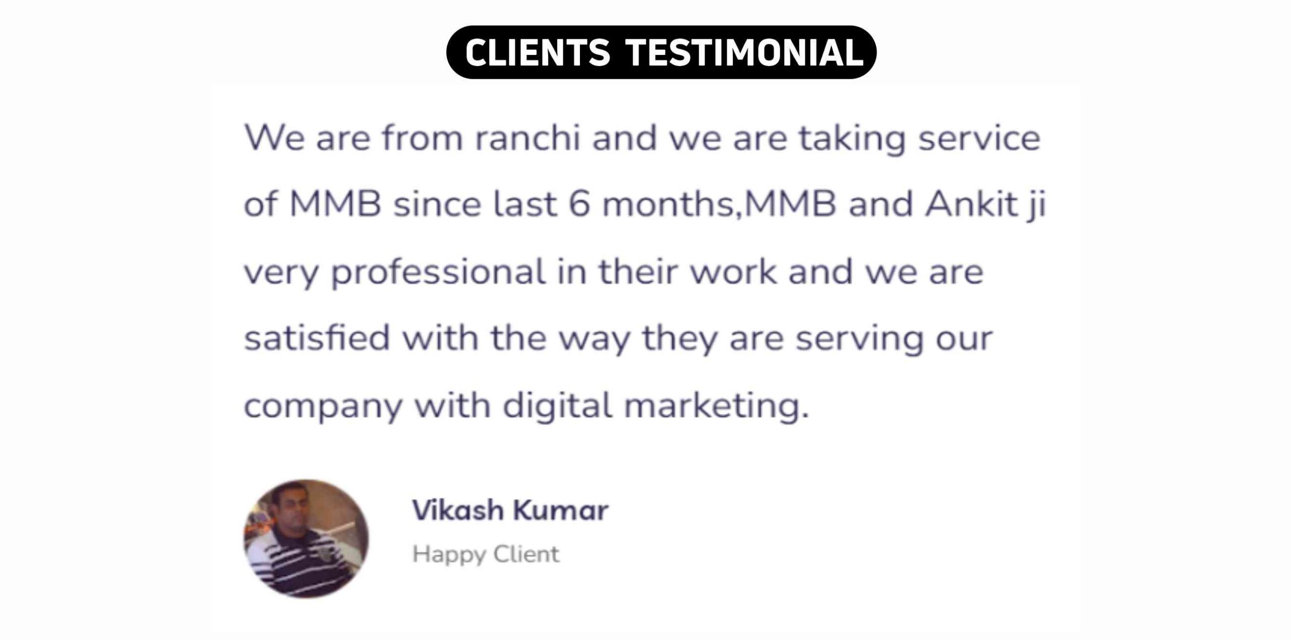 Make My Business Consultants (MMB) Clients Testimonials & Logos 
