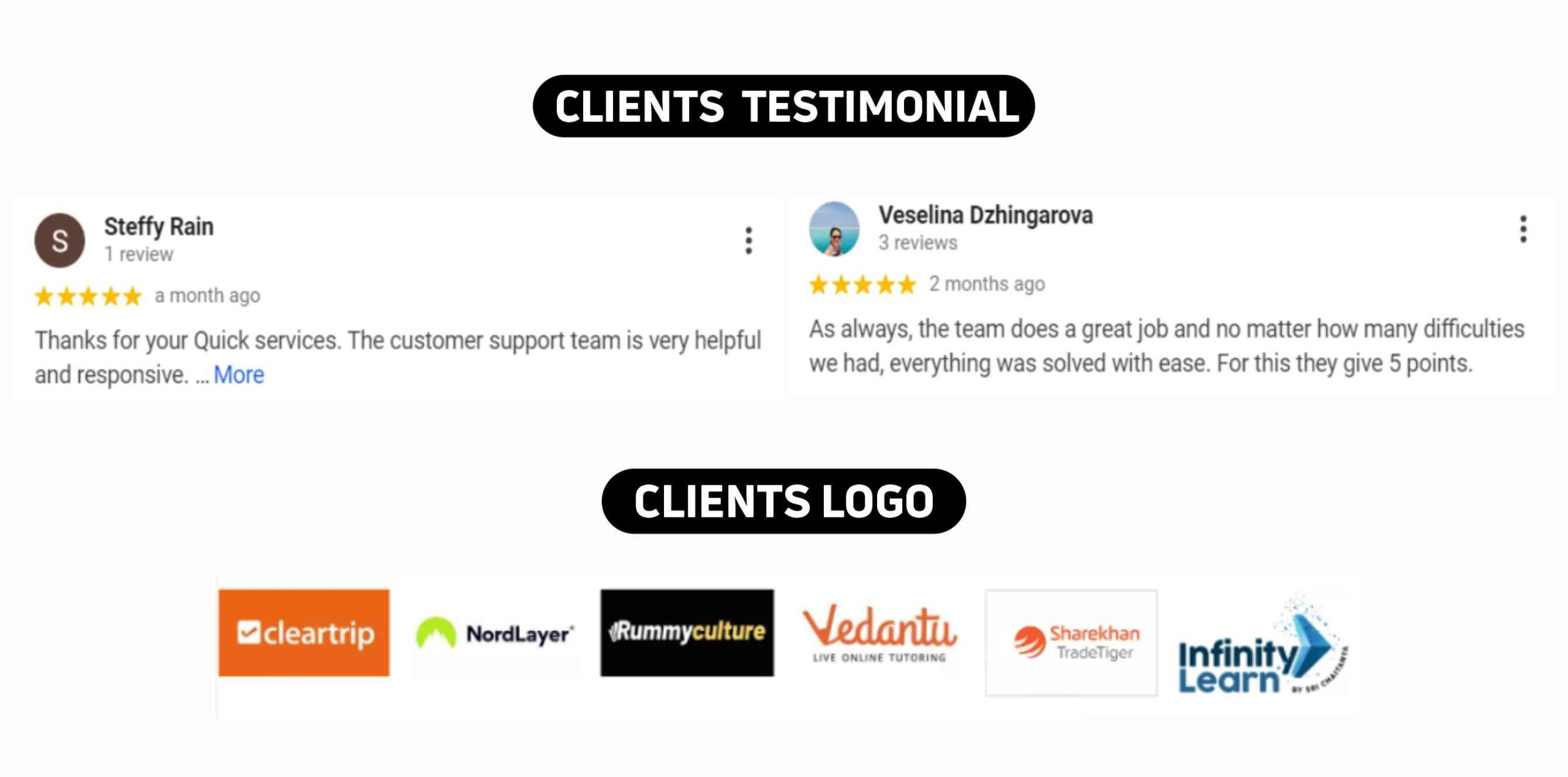 20 All digital Client testimonial & Logo