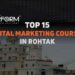 Top 15 Digital Marketing Courses in Rohtak